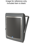 60° X 40° COAXIAL OUTDOOR SPEAKER W/ U-BRACKET, 1 X 15" COAXIAL DRIVER, BLACK