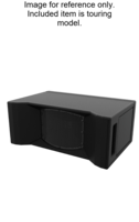 DANLEY SH110 TOURING VERSION LOW PROFILE FRONT FILL & COMPACT LOUDSPEAKER, 110° X 60° - BLACK