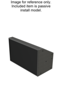 60 X 90 DEGREE HALF-TRAPEZOIDAL SPEAKER, PASSIVE INSTALL VERSION