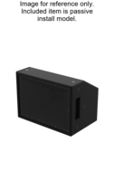70 X 50 DEGREE LOW PROFILE SPEAKER, PASSIVE INSTALL VERSION
