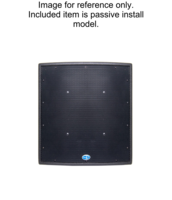 80° CONICAL 1 X 12" COAXIAL SPEAKER, PASSIVE INSTALL VERSION, 8OHMS, 1600W PEAK
