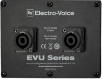 DUAL NL4 CONNECTOR COVER PLATE FOR ELECTRO VOICE EVU SERIES ONLY