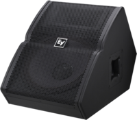 500 WATTS, 15" 2-WAY DEDICATED VERTICAL FLOOR MONITOR, PASSIVE, 90° X 50° HORN PATTERN / BLACK