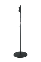 FRAMEWORKS ROUNDBASE MIC STAND WITH DELUXE ONE HANDED CLUTCH AND 10" BASE