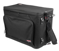4RU LIGHTWEIGHT ROLLING RACK BAG WITH RETRACTABLE TOW HANDLE, ALUMINUM FRAME AND PE REINFORCEMENT