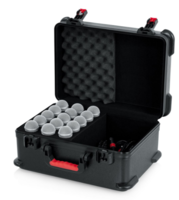 TSA SERIES ATA MOLDED POLYETHYLENE CASE WITH FOAM DROPS FOR UP TO (15) WIRED MICROPHONES