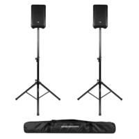 Aluminum Tripod Speaker Stand Set with Deluxe Bag