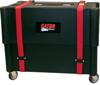MOLDED MIL-GRADE PE CASE & STAND W/ WHEELS FOR 1X12 COMBO AMPS