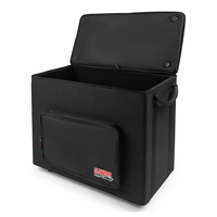 WOODEN CASE & STAND W/ WHEELS & TOW HANDLE FOR 1X12 COMBO AMPS