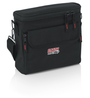 BAG TO ACCOMMODATE HALF RACK WIRELESS "IN EAR" MONITORING SYSTEM. STORAGE FOR TRANSMITTER, EAR BUDS,