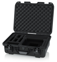 TITAN SERIES WATERPROOF INJECTION MOLDED CASE WITH FOAM INSERT IN EAR MONITORING SYSTEM AND