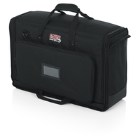 PADDED NYLON CARRY TOTE BAG FOR TRANSPORTING (2) LCD SCREENS BETWEEN 19" - 24"
