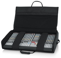PADDED NYLON CARRY BAG FOR LARGE FORMAT MIXERS; 31" X 21" X 7"