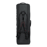 PRO-GO SERIES SLIM 61-NOTE KEYBOARD BAG WITH MICRO FLEECE INTERIOR AND REMOVABLE BACKPACK STRAPS
