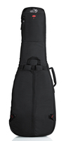 PRO-GO SERIES ELECTRIC GUITAR BAG WITH MICRO FLEECE INTERIOR AND REMOVABLE BACKPACK STRAPS