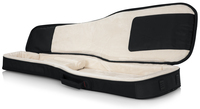 PRO-GO SERIES ELECTRIC GUITAR BAG WITH MICRO FLEECE INTERIOR AND REMOVABLE BACKPACK STRAPS