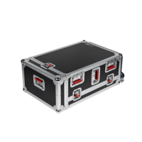 GATOR CASES GTOUR SERIES ATA-STYLE ROAD CASE WITH DOGHOUSE FOR A&H QU-5 & QU-5D DANTE MIXER