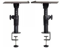 FRAMEWORKS CLAMP-ON STUDIO MONITOR STAND - ADJUSTABLE HEIGHT / PAIR