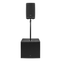 Subwoofer Pole with 1 3/8" Ends and Removeable M20 Threading
