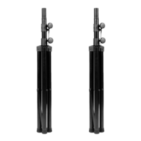 Aluminum Tripod Speaker Stand Set with Deluxe Bag