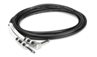 GUITAR CABLE, HOSA STRAIGHT TO RIGHT-ANGLE, 20 FT