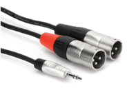 PRO STEREO BREAKOUT, REAN 3.5 MM TRS TO DUAL XLR3M, 15 FT