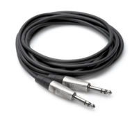 PRO BALANCED INTERCONNECT CABLE, REAN 1/4 IN TRS TO SAME (1/4" TRS) , 5 FT