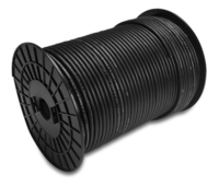 SPEAKER CABLE 14AWG, BLACK JACKET - PRICED PER FOOT (NO MINIMUM, 250 FEET = ROLL)