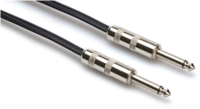 SPEAKER CABLE, HOSA 1/4 IN TS TO SAME, BLACK ZIP, 25 FT