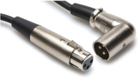 3' BALANCED INTERCONNECT CABLE WITH  XLR3F TO RIGHT-ANGLE XLR3M