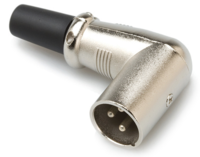 CONNECTOR, RIGHT-ANGLE XLR3M