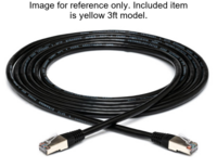 3FT CAT 6 CABLE, 8P8C TO SAME, YELLOW, 10 PACK