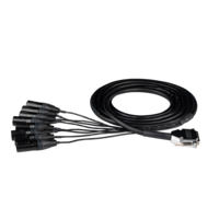 EDGE 8-CHANNEL ANALOG SNAKE DB25 TO XLR3M, 3M