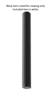 32" SLIM COLUMN SPEAKER, FOUR 5" X 2¼" LF & TWO 0.8" HF, 10° DOWNWARD TILT AIM, WHITE
