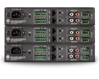2CH 120W POWER AMPLIFIER, FANLESS, 4OHM/8OHM/70V/100V, 1RU HALF-RACK, MOUNTING KIT