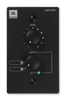 WALL CONTROLLER WITH 2-POSITION SOURCE SELECTOR AND VOLUME CONTROL FOR CSM-21 &  CSM-32 / BLACK