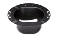 PACK OF 6 PCS OF 4" BACKCANS FOR CSS8004.  STEEL, ZINC-PLATED, POWDER-COATED, 4.8" (121MM) DEEP,