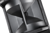 CROSSFIRED WAVEGUIDE TECHNOLOGY. EXTREMELY WIDE COVERAGE DUAL 8”, DUAL 2408H-1 COMPRESSION