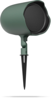 COMPACT AIMABLE COAX LANDSCAPE SPEAKER, 6.5" COAX, GREEN, IP-66 RATED