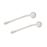 CEILING-MOUNT ADAPTER FOR CONTROL 23,  WHITE.  EACH PACK CONTAINS 2 PIECES.