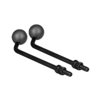 CEILING-MOUNT ADAPTER FOR CONTROL 23,  BLACK.  EACH PACK CONTAINS 2 PIECES.