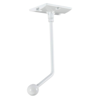 CEILING-MOUNT ADAPTER FOR CONTROL 29AV, WHITE.  EACH PACK CONTAINS 1 PIECE.