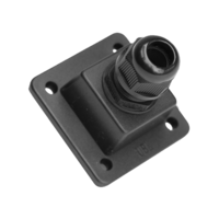 SEALED PANEL COVER FOR INPUT TERMINAL COMPARTMENT.  ALSO FUNCTIONS AS STRAIN RELIEF