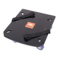 HEAVY-DUTY CASTER BOARD KIT FOR JBL PRX 915XLF POWERED 15-INCH SUBWOOFER