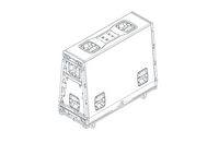 VTX S28 ACCESSORY COVER CASTER-BOARD FOR TRANSPORTATION AND PROTECTION OF ONE S28 ENCLOSURE.