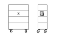 VTX V20 VERTICAL TRANSPORTER COVER FOR USE WITH VTX-V20-VT. MODULAR, RECONFIGURABLE DESIGN