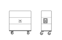 VTX V20 VERTICAL TRANSPORTER COVER FOR USE WITH VTX-V20-VT. MODULAR, RECONFIGURABLE DESIGN