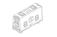 VTX V25 ACCESSORY COVER CASTER-BOARD FOR TRANSPORTATION AND PROTECTION OF ONE V25 ENCLOSURE.