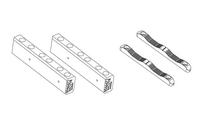 VTX V25 COMPRESSION SUSPENSION KIT FOR CONVERTING 1X VTX V25 ENCLOSURE TO COMPRESSION-STYLE