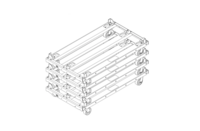 VTX B28 VT VERTICAL TRANSPORTATION CART FOR UP TO 4X VTX B28
